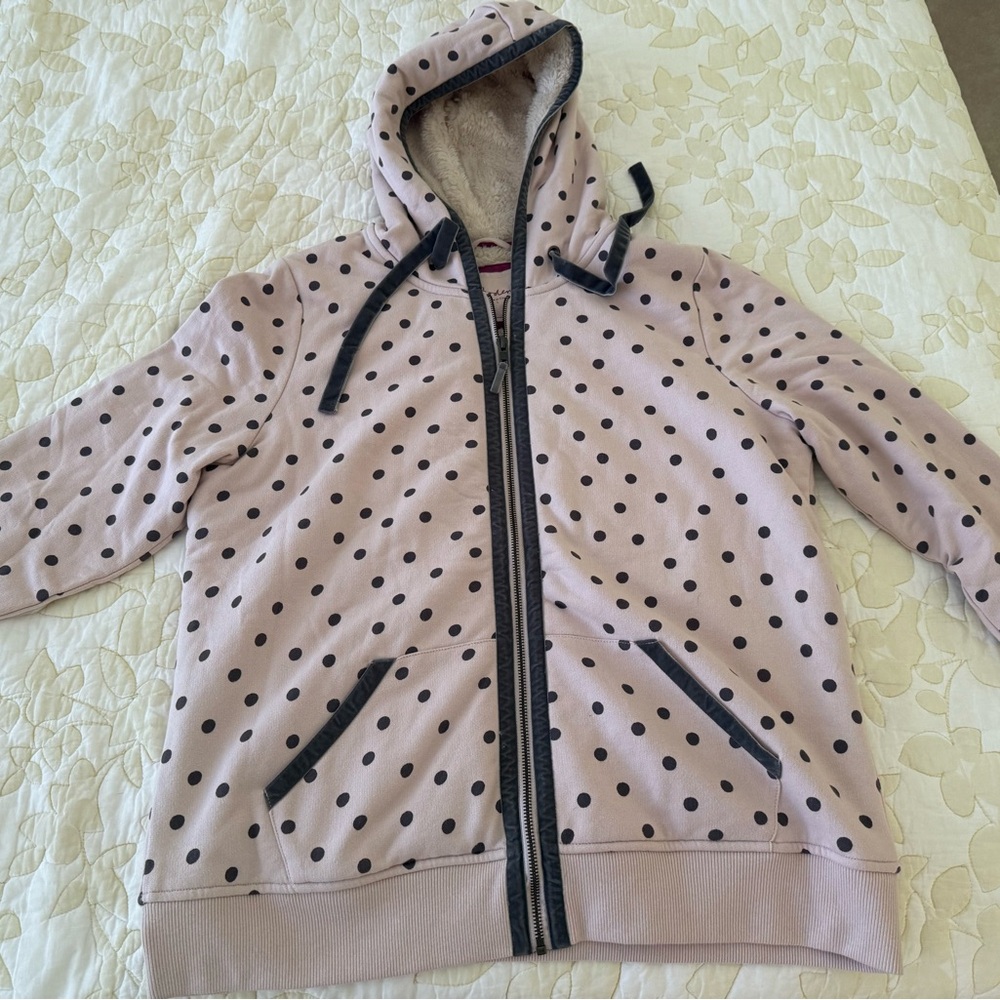 Boden Pink Polka Dot Jacket